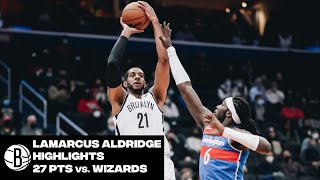 LaMarcus Aldridge Highlights  27 Points vs Washington Wizards [upl. by Odarbil]