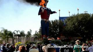 Big Tex caught on fire EXCLUSIVE FOOTAGE [upl. by Azelea]