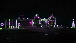 Christmas Tree Farm Taylor Swift  Christmas Lights 2023 [upl. by Nagiem768]