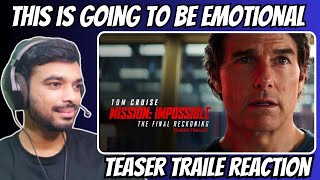 Mission Impossible – The Final Reckoning Teaser Trailer Reaction [upl. by Devy]