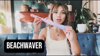 Beachwaver B1 Rotating Curling Iron in Pink Sunset Review [upl. by Wawro]