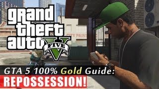 GTA 5 Walkthrough Repossession 100 Gold Completion HD [upl. by Laeahcim]