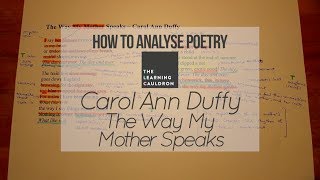 Carol Ann Duffys quotMrs Midasquot  How to Analyse Poetry [upl. by Adniram]