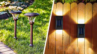 Top 10 Best Outdoor Solar LED Lights for Your Home [upl. by Ainesey]