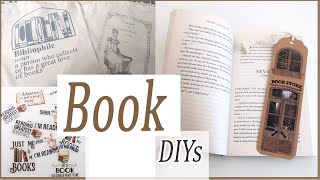 BOOK Crafts DIY  Fun Book Crafts to try [upl. by Eenel]