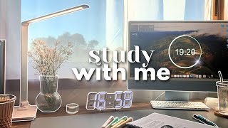 25 HOUR STUDY WITH ME 📚 Calm Piano ● Pomodoro 255 ● Countdown  Alarm 🌅 [upl. by Drawyah27]