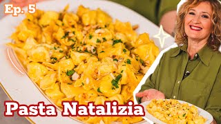 Ricetta Natalizia Pasta Ripiena di Salmone per un Pranzo quasi Stellato [upl. by Ellecrag]