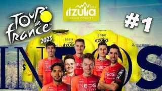 TOUR DE FRANCE 2023 Itzulia 2024 con INEOS 1 VRJUEGOS [upl. by Nocaj931]