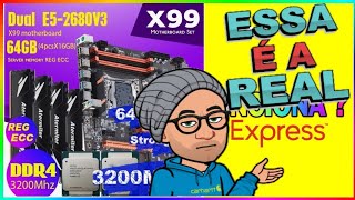 Mito ou verdade E5V3 ou E5V4 roda com frequências de 3200 mhz em XEON X99 [upl. by Enihpled]