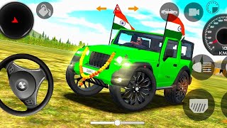 Dollar Song Modified 😈 Mahindra yellow Thar  Indian Car Simulator 3D  Car Game 3 [upl. by Ehlke650]