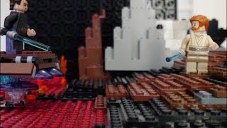 LEGO STAR WARS EpisodeⅢ Anakin Skywalker vs ObiWan Kenobi [upl. by Janaya]