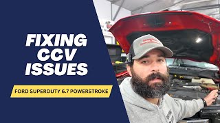 How To Fix A Faulty 67 Powerstoke CCV Filter [upl. by Mortie]