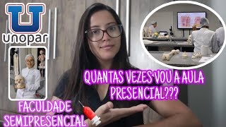 👩🏻‍⚕️📚 QUANTAS AULAS PRESENCIAIS POR SEMANA na faculdade Unopar [upl. by Allbee]