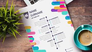 Top CV Mockup How to Make Beautiful CV Mockup in Adobe Photoshop [upl. by Willdon]