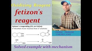 Silver carbonate ll Oxidising reagent II Fetizons Reagents II [upl. by Ahsekel]