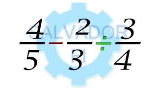 Resta y Multiplicación de Fracciones Fracciones Combinadas  Salvador FI [upl. by Myrwyn]