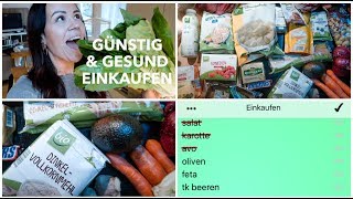 WOCHENEINKAUF PLANEN Günstig amp gesund Einkaufen Geld sparen beim Discounter [upl. by Fredric108]