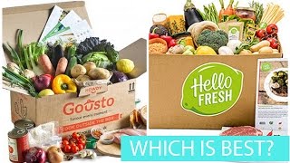 Gousto VS Hello Fresh  Recipe Box ComparisonUnboxing [upl. by Oirotciv881]