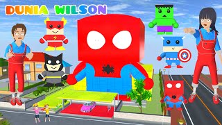 Yuta Jadi Huluk Tangan Raksasa Rumah Yuta Jadi Spiderman 🤩 Yuta Mio Main Game Superhero Transform [upl. by Wernick]