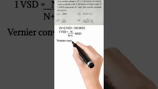 Neet 2024 physics question solving  N1 divisions of Vernier scale neet2024 neet neet2025 [upl. by Bishop188]