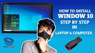 Windows 10 Installation Guide StepbyStep for Any Laptop or Computer [upl. by Kcyred]