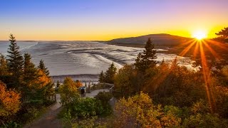 Daniels Flats Lookout Hopewell Rocks NB [upl. by Ettenor]