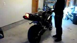 2007 07 Yamaha R1 Baffles ypipe exhaust bmc [upl. by Aizirk]