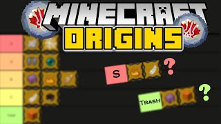 NEW 1171 Minecraft Origins TIER LIST  ALL ORIGINS ANALYZED [upl. by Atnod139]