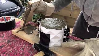 Geometric Concrete Pot Mold Casting [upl. by Rives498]