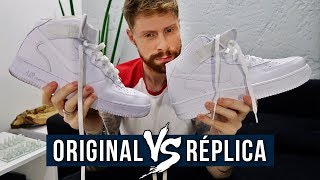 NIKE AIR FORCE 1 Réplica VS Original quais são as Diferenças entre os Tênis [upl. by Platt678]