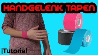 Handgelenk ganz einfach selbst tapen Tutorial [upl. by Synned599]