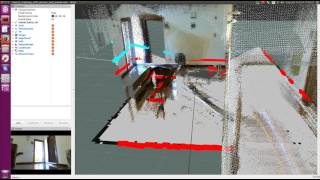 3DMapping with Kinect2 Camera and RPLidar [upl. by Llenyar]