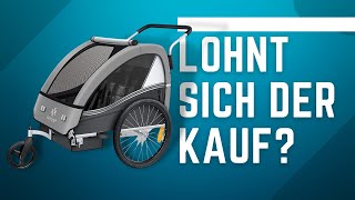 KESSER SportRX 2 Kinderanhänger ► Fahrradanhänger SportRX 2 in 1 mit Joggerfunktion im Test [upl. by Verna]