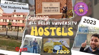 Vlog51  DU ke Hostels 🔥 All Mens Hostel❤️All Information 2023 DU CAMPUS 2022  AMANDEEP VIRDHI [upl. by Philemon]