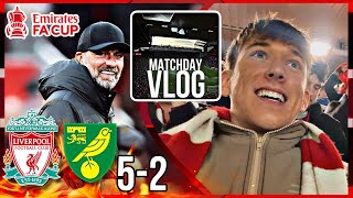 IM SO GLAD THAT JURGEN IS A RED LIVERPOOL 52 NORWICH CITY  EMOTIONAL FA CUP MATCHDAY VLOG lfc [upl. by Llamaj3]