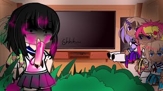 yandere simulator bullies react to Ayano bloodshaky screen [upl. by Okier]