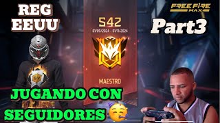 FREE FIRE EN VIVO REGION EEUU  JUGANDO CON SEGUIDORES😎 freefire parte3 [upl. by Ackler]