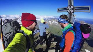 Großes Wiesbachhorn 3564m via Kaindlgrat Normalweg  111282018 HD [upl. by Goldshell]