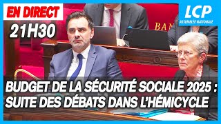 Budget de la Sécurité sociale 2025  suite de lexamen en séance à lAssemblée  291024 [upl. by Amos]