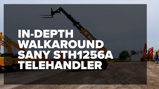 SANY STH1256 Telehandler INDEPTH WALKAROUND [upl. by Hagi5]