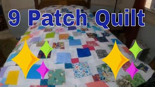 Magical Vanishing 9 Patch Quilt [upl. by Marti]