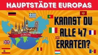 Teste dein Wissen über Europa HauptstädteQuiz [upl. by Areehs]