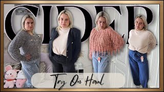 HUGE CIDER CLOTHING TRY ON HAUL SIZE 14 JANUARY 2024 Obsessed  Clare Walch [upl. by Zehcnas]