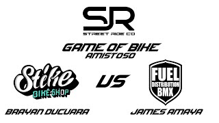 GAME OF BIKE  BRAYAN DUCUARA VS JAMES AMAYA STIKE BIKE VS FUEL DISTRIBUTION [upl. by Ecinerev]