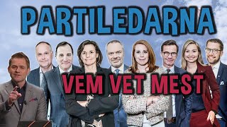 Partiledarna i Vem vet mest [upl. by Notfol]