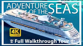 Adventure of the Seas  Full Walkthrough Ship Tour amp Review  4k Deck by Deck [upl. by Yrol538]