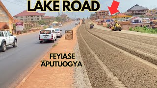 Lake Road Construction Project Latest Update in Ashanti Region [upl. by Enitsenrae]