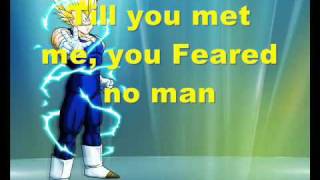 Vegetas Theme quotFearlessquot w Lyrics [upl. by Notlimah]