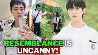 BTSs Jin Gives Major KDrama Vibes in School Uniform [upl. by Yud]