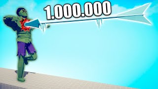 1000000 DAMAGE ICE ARCHER vs UNITS  TABS  Totally Accurate Battle Simulator 2024 [upl. by Yesnek664]